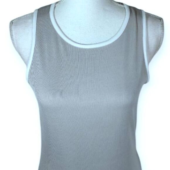 PRETTY LITTLE THING GRAY RIBBED DRESS SZ.6 EUC. - Picture 2 of 7